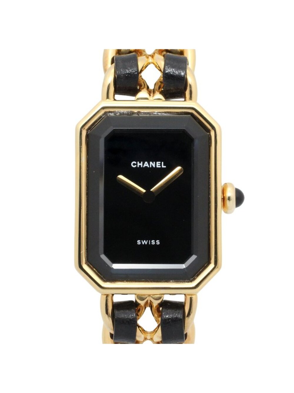 Chanel Watch Premiere S Black Leather